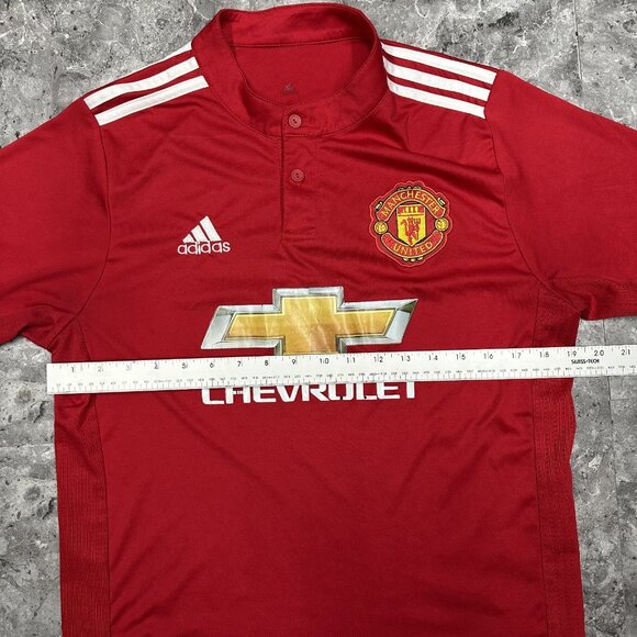 Adidas Manchester United Jersey 2017-18 Home Football Shirt Size S Soccer - Picture 5 of 6